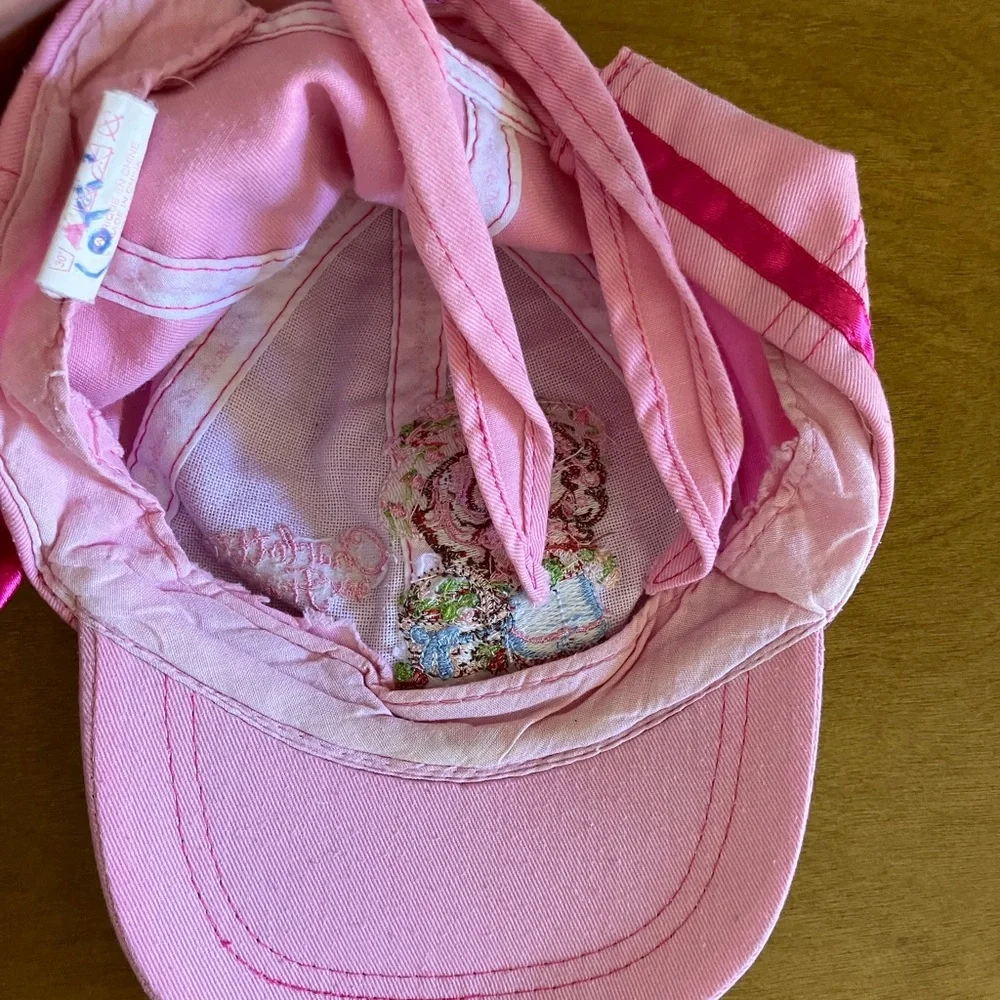 2008 Y2K Strawberry Shortcake Pink Berry Basket Hat